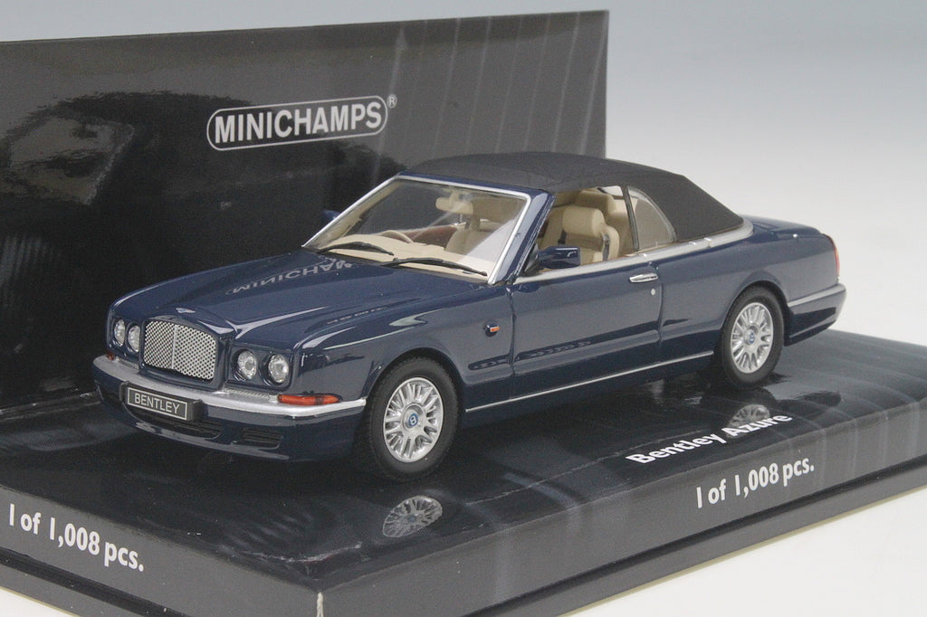 Minichamps 1:43 BENTLEY AZURE 1996 BLUE 436139931