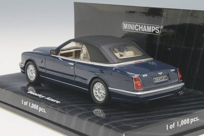 Minichamps 1:43 BENTLEY AZURE 1996 BLUE 436139931