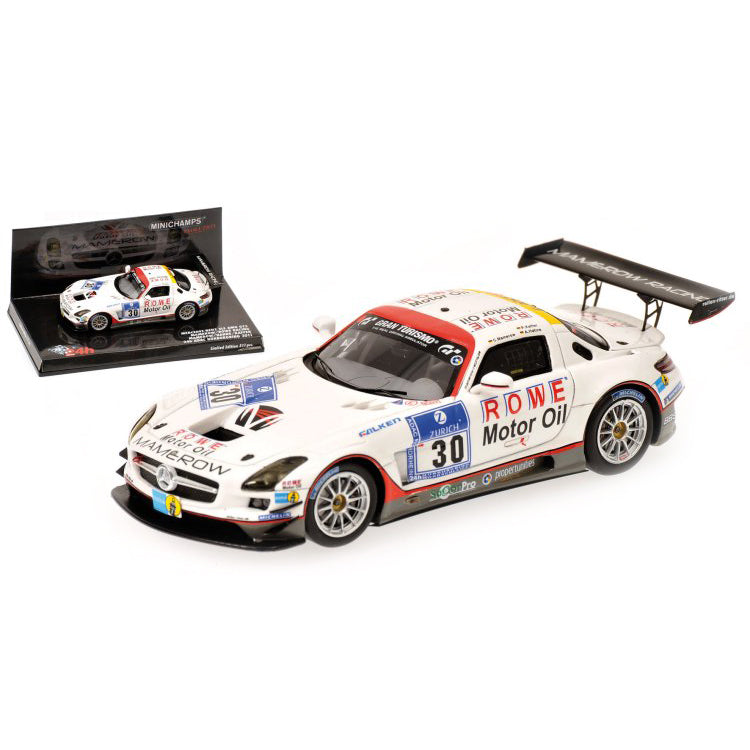Minichamps 1:43 Mercedes-Benz SLS AMG GT3 Mamerow/Kaffer/Hahne #30 24H ADAC Nurburgring 2011 437110330