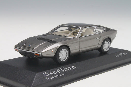 Minichamps 1:43 Maserati Khamsin 1977 Grey Metallic 437123220