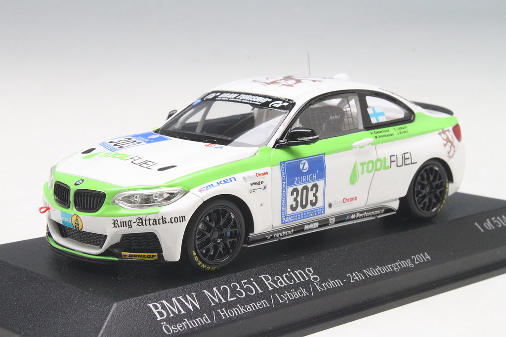 Minichamps 1:43 BMW M235I Racing Osterlund/Honkanen/Lyback/Henkola #303 24H Nurburgring 2014 437142403