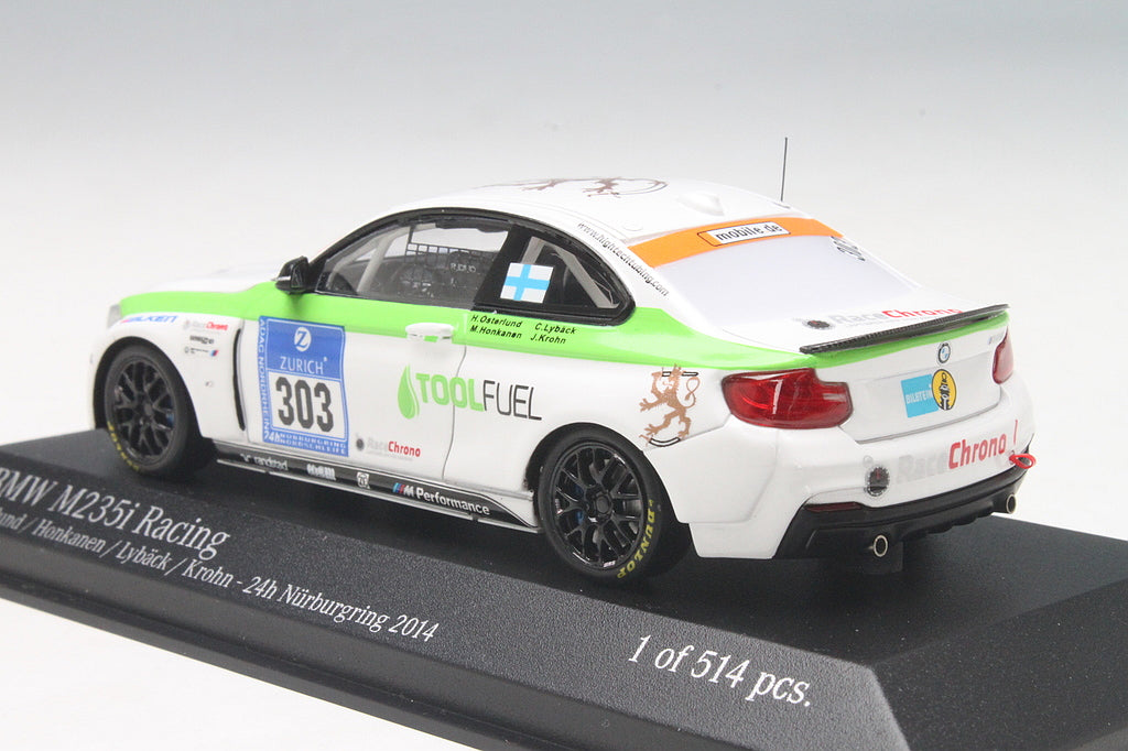 Minichamps 1:43 BMW M235I Racing Osterlund/Honkanen/Lyback/Henkola #303 24H Nurburgring 2014 437142403