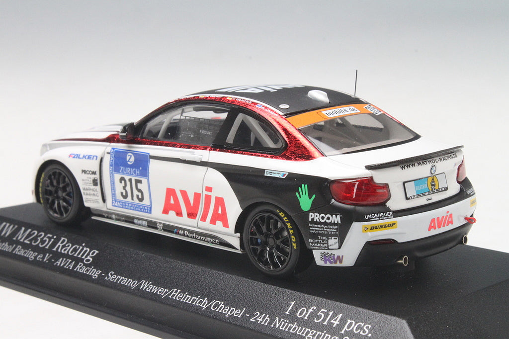 Minichamps 1:43 BMW Z4 GT3 Team MARC VDS Buurman/Piccini/Martin/Goransson #25 24H Nurburgring 2013 437142415