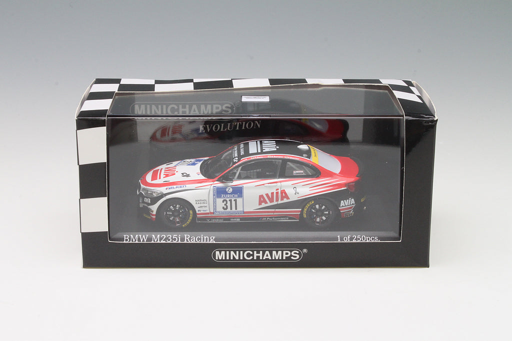 Minichamps 1:43 BMW M235I Racing Mathol Racing E.V. Avia Racing Schwerfeld/Duve/Serrano/Baecker #311 24H Nurburgring 2015 437152511