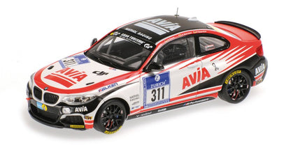 Minichamps 1:43 BMW M235I Racing Mathol Racing E.V. Avia Racing Schwerfeld/Duve/Serrano/Baecker #311 24H Nurburgring 2015 437152511