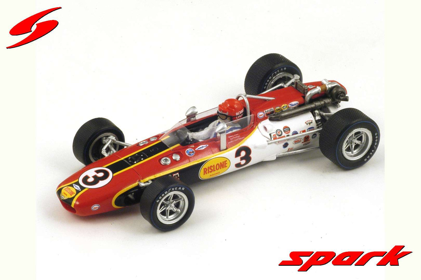 Spark 1:43 Eagle Mk4 #3 Bobby Unser Winner Indy 500 1968 43IN68