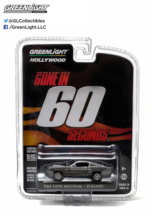 GreenLight 1:64 Gone in Sixty Seconds (2000) - 1967 Custom Ford Mustang Eleanor 44742