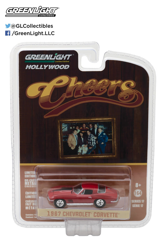 GreenLight 1:64 Cheers (1982-93 TV Series) - Sam s 1967 Chevy Corvette Sting Ray 44770-B