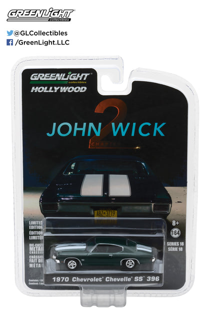 GreenLight 1:64 Hollywood Series 18 - John Wick: Chapter 2 (2017) - 1970 Chevrolet Chevelle SS 396 44780-F