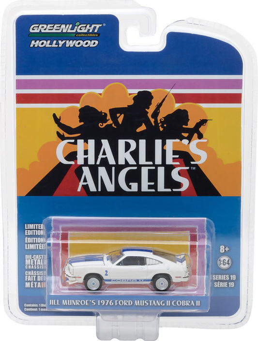 GreenLight 1/64 Hollywood Series 19 - Charlie's Angels (1976–81 TV Series) - 1976 Ford Mustang II Cobra II  44790-A