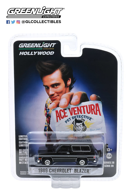 GreenLight 1:64 Hollywood Series 28 - Ace Ventura: Pet Detective (1994) - 1989 Chevrolet Blazer 44880-E