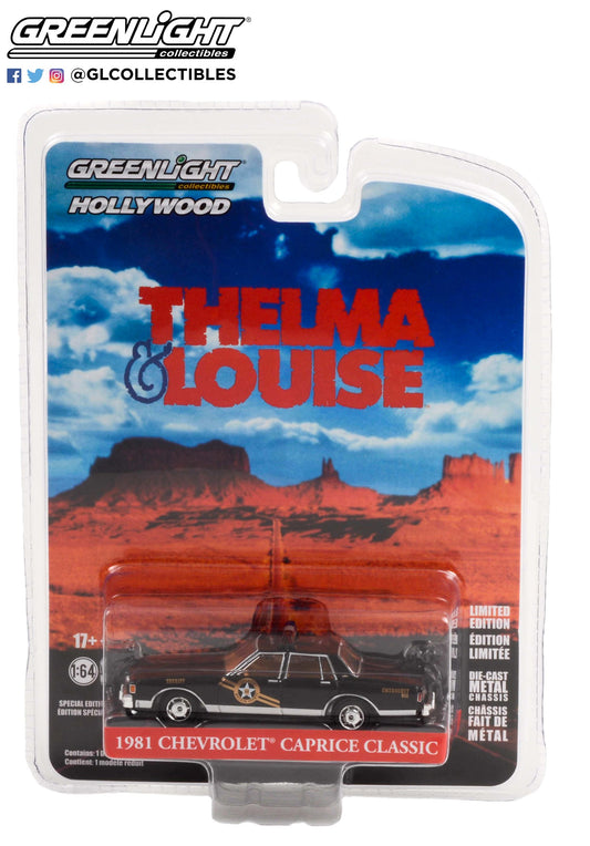 GreenLight 1:64 Hollywood Special Edition - Thelma & Louise (1991) - 1981 Chevrolet Caprice Classic - Navajo County, Arizona Sheriff 44945-B