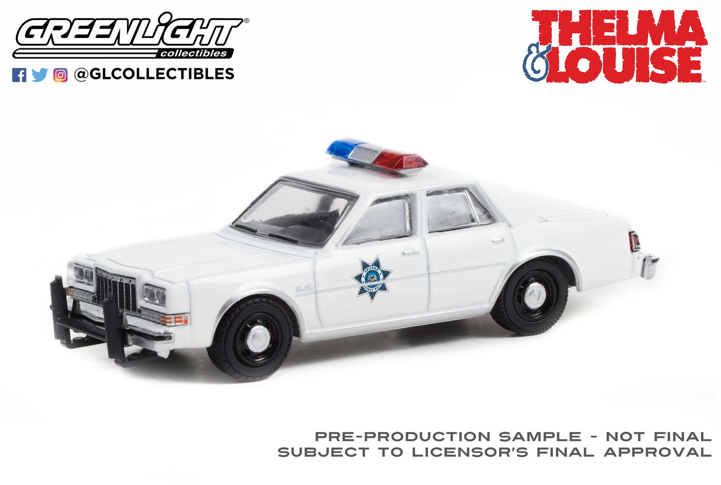 GreenLight 1:64 Hollywood Special Edition - Thelma & Louise (1991) - 1982 Plymouth Gran Fury - Arizona Highway Patrol 44945-C