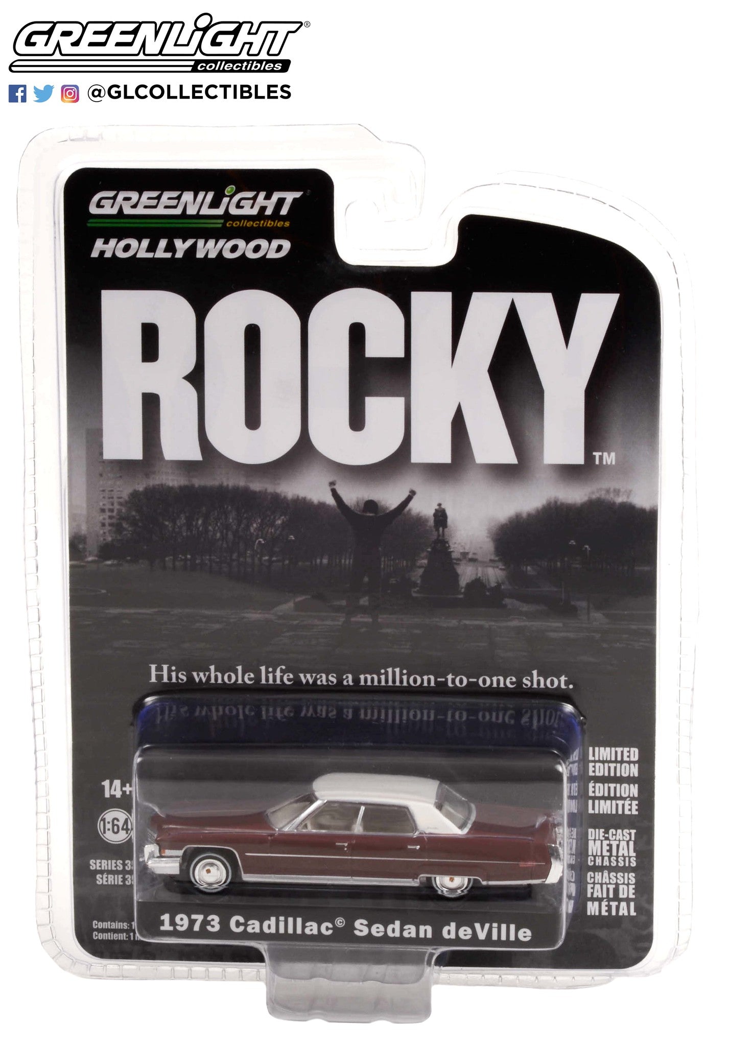 GreenLight 1:64 Hollywood Series 35 - Rocky (1976) - 1973 Cadillac Sed ...