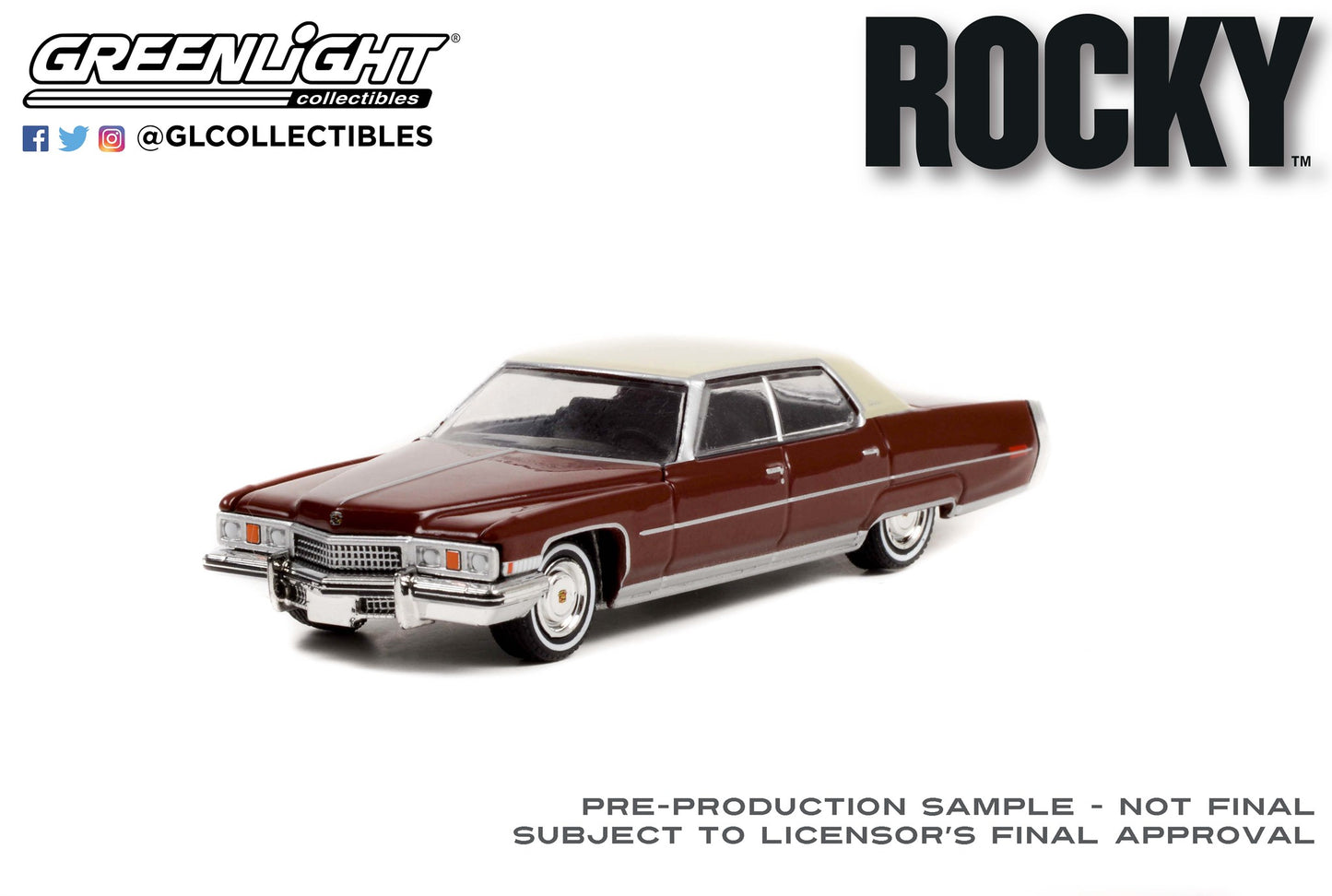 GreenLight 1:64 Hollywood Series 35 - Rocky (1976) - 1973 Cadillac Sedan deVille 44950-A