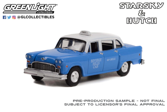 GreenLight 1:64 Starsky and Hutch (1975-79 TV Series) Series 2 - 1971 Checker Taxi - Beverly Hills Cab 44955-C