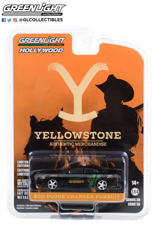 GreenLight 1:64 Hollywood Series 38 - Yellowstone (2018-Current TV Series) - 2011 Dodge Charger Pursuit - County Sheriff Deputy #18 44980-D