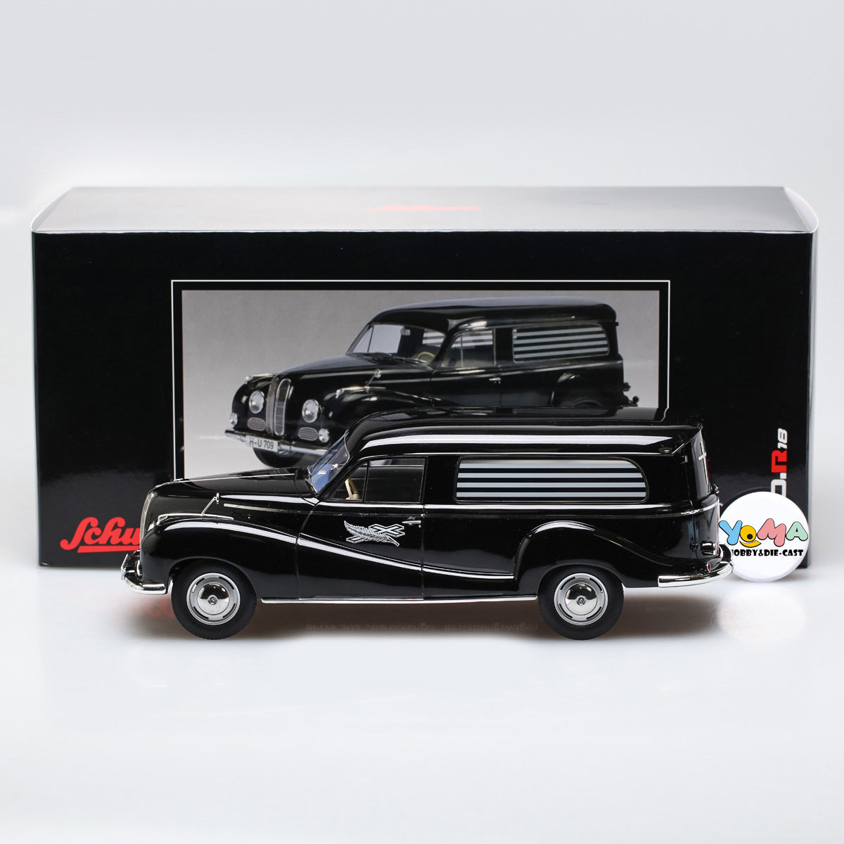 Schuco 1:18 BMW 502 Baroque Angel Hearse 450010800