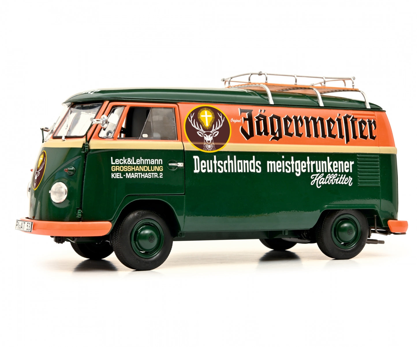 Schuco 1:18 Volkswagen T1B Jagermeister 450026900