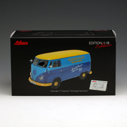 Schuco 1:18 Volkswagen T1 Box truck "Nürnberger Nachrichten" 450027900