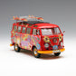 Schuco 1:18 Volkswagen T1 Samba "Hippie" with roof tracks and surfboards 450028300