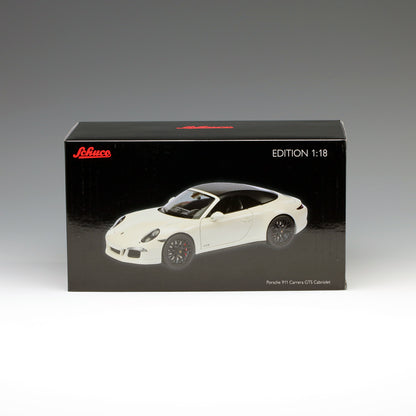 Schuco 1:18 Porsche 911 Carrera GTS Cabriolet White 450039500
