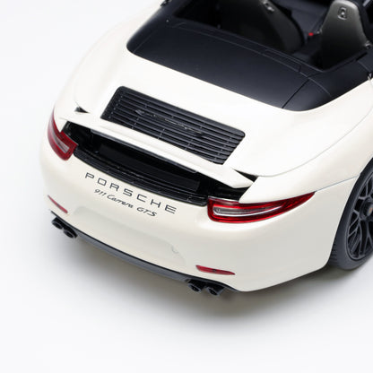 Schuco 1:18 Porsche 911 Carrera GTS Cabriolet White 450039500