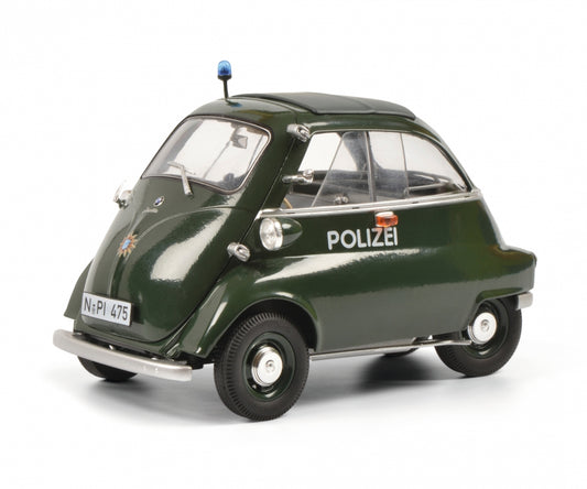 Schuco 1:18 BMW Isetta Export police 1955 450041200