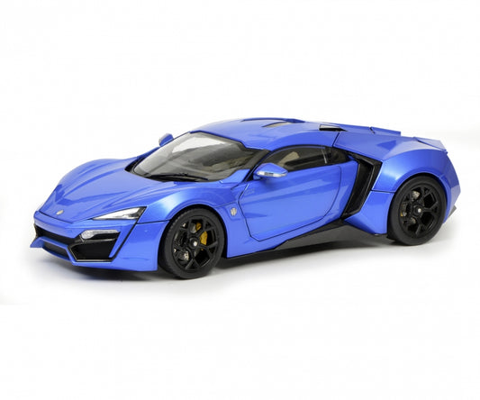 Schuco 1/18 W Motor Fenyr Supersport after Lykan blue 450042600