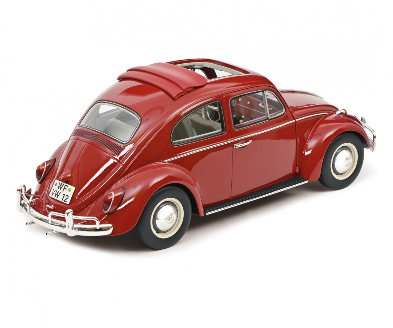 Schuco 1:12 Volkswagen Beetle folding roof red 450046300