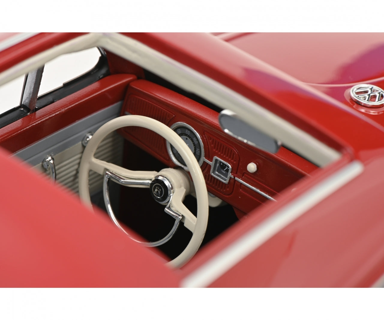 Schuco 1:12 Volkswagen Beetle folding roof red 450046300