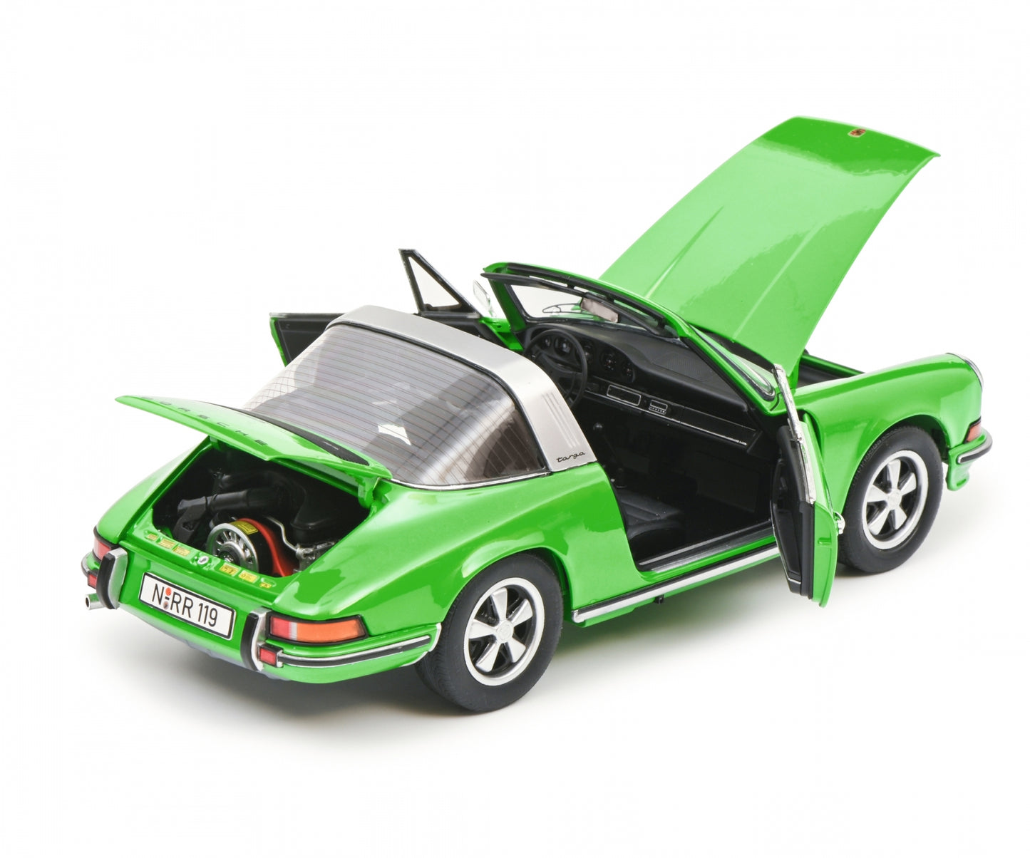 Schuco 1:18 Porsche 911 S Targa Green 450047100