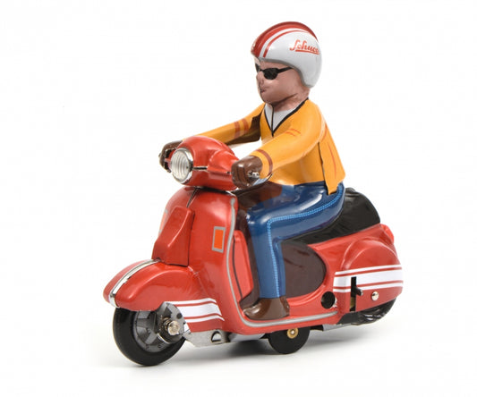 Schuco Scooter-Charly figure red sheet clockwork car Limited 1500 450098500
