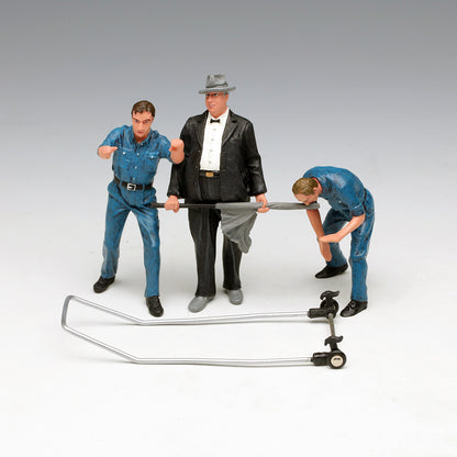 Schuco Set Studio I Construction Kit clockwork car With 3 Figures 450101901