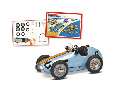 Schuco Grand Prix Racer Ferrari #6 construction kit Blue Clockwork car 450109200