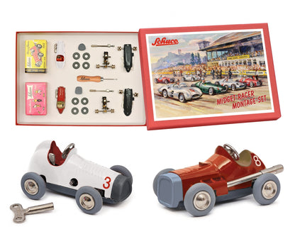 Schuco Micro Racer Midget #8 #3 BS Clockwork car Construction Kit 450162000