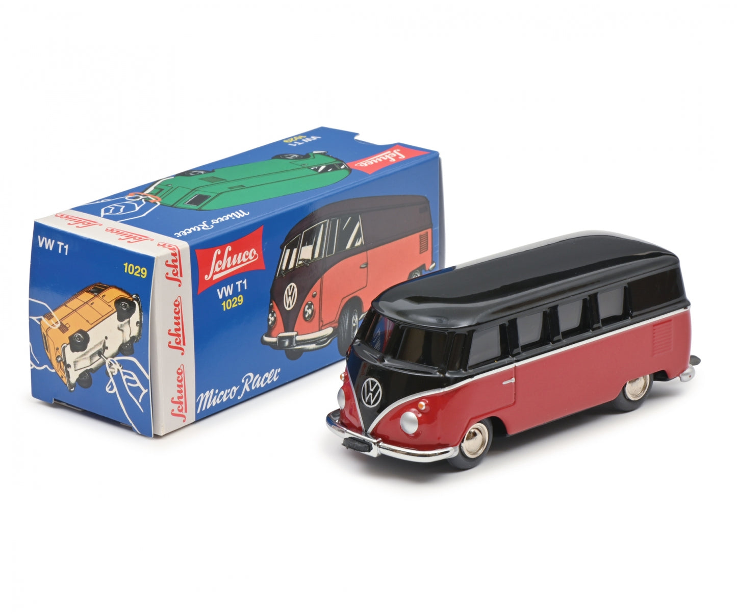 Schuco Clockwork car Micro Racer Volkswagen T1 bus 450197400