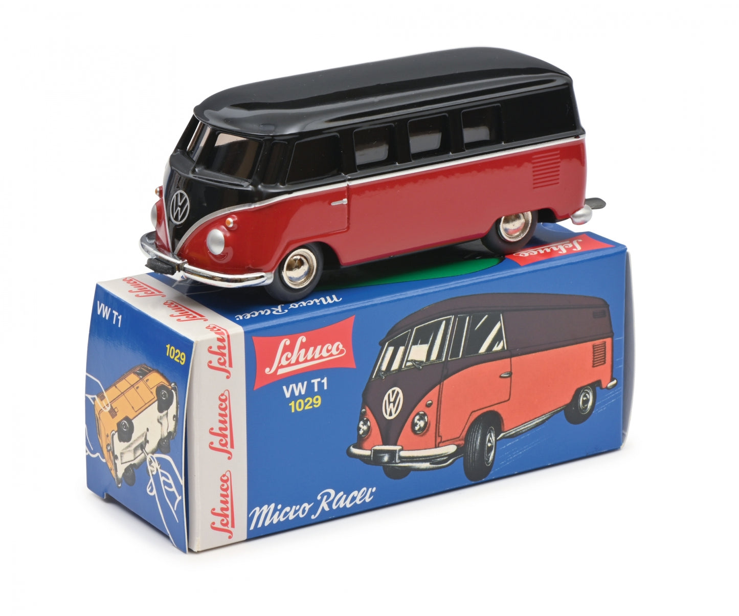 Schuco Clockwork car Micro Racer Volkswagen T1 bus 450197400