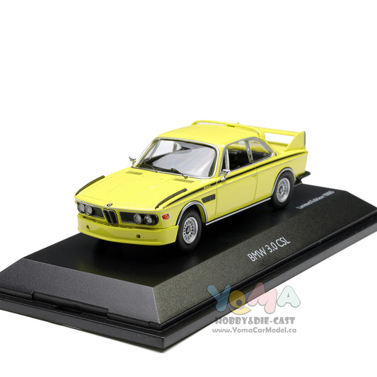 Schuco 1:43 BMW 3.0 CSL Yellow 450219000