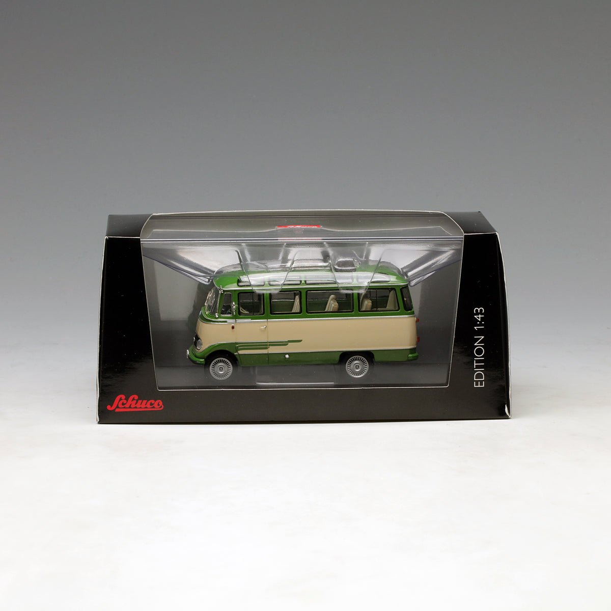 Schuco 1:43 Mercedes-Benz O319 green/cream 450291700
