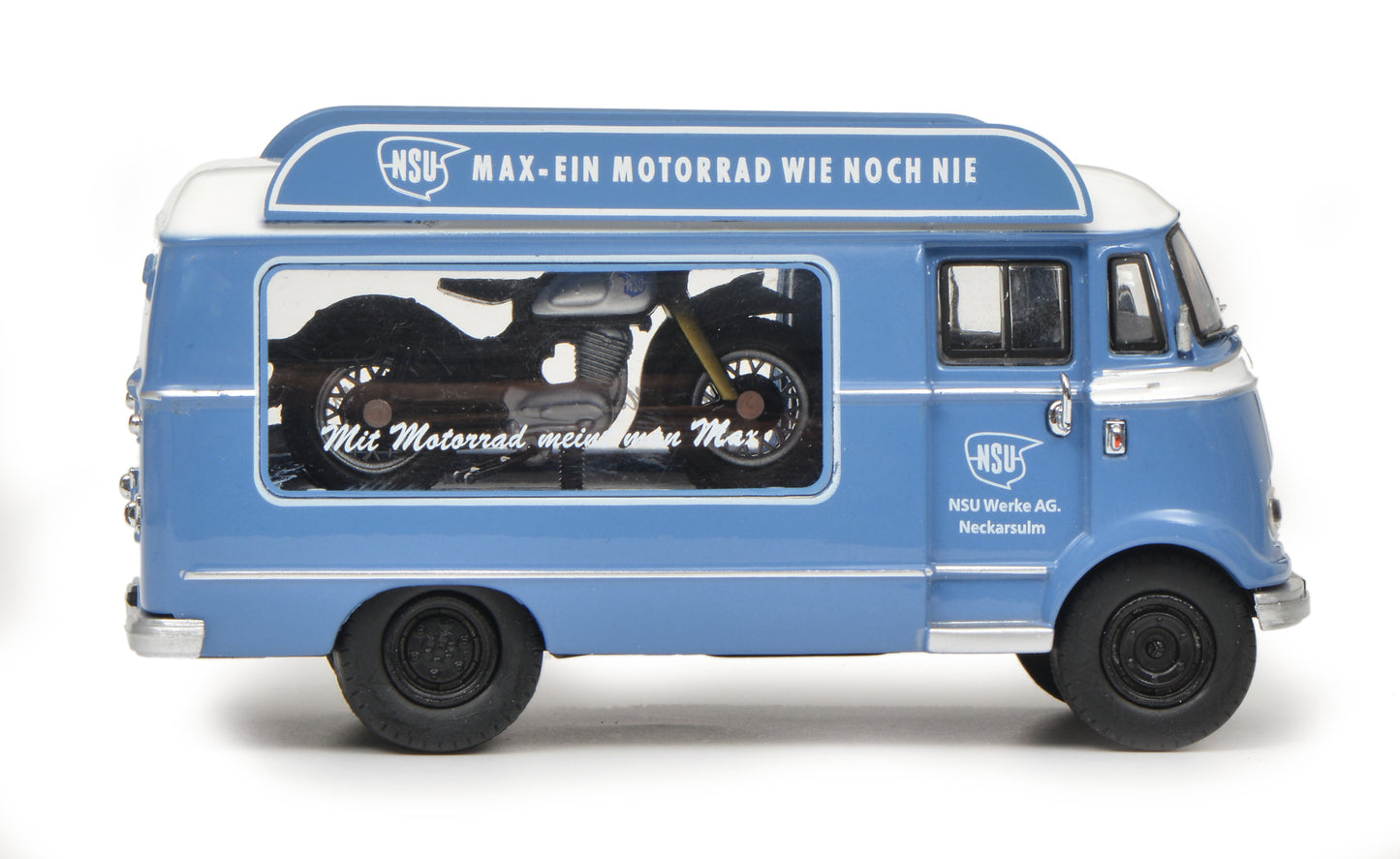 Schuco 1/43 Mercedes-Benz L319 promotion car NSU-Max with Piccolo NSU-Max 450291800
