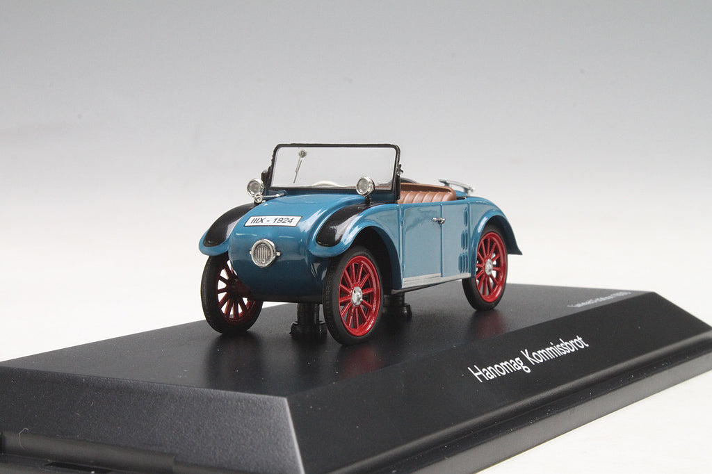 Schuco 1:43 Hanomag Kommissbrot Cabriolet blue 450295900