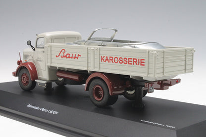 Schuco 1:43 Mercedes-Benz L6600 Bauer Bodywork Plant Cream/Dark Red 450302500