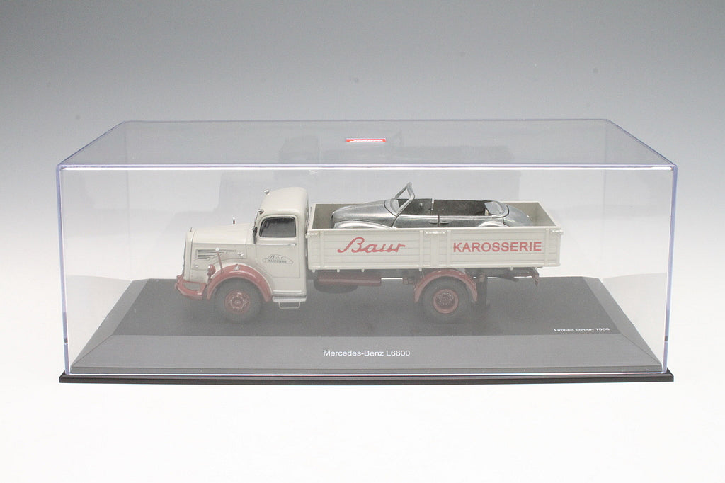 Schuco 1:43 Mercedes-Benz L6600 Bauer Bodywork Plant Cream/Dark Red 450302500