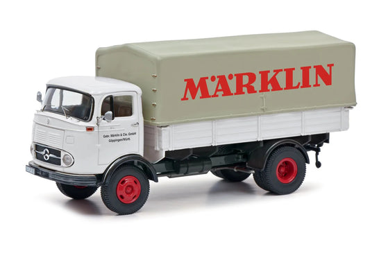 Schuco 1:43 Mercedes-Benz LP911 Marklin Flatbed Truck 450309900