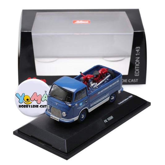 Schuco 1:43 FK Ford Taunus 1000 pick-up with NSU-Max NSU-Service 450328700