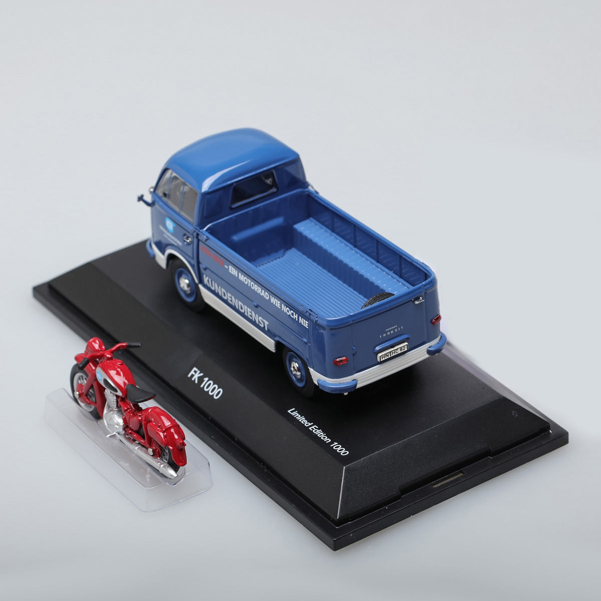 Schuco 1:43 FK Ford Taunus 1000 pick-up with NSU-Max NSU-Service 450328700