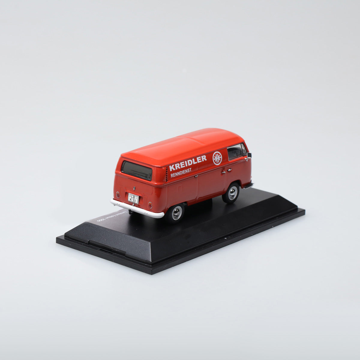 Schuco 1:43 Volkswagen T2a Kreidler-Service box van with bike trailer and Kreidler Florett 450334000
