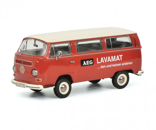 Schuco 1/43 Volkswagen T2a Bus L Luxus AEG Lavamat red 450334300