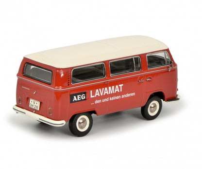 Schuco 1/43 Volkswagen T2a Bus L Luxus AEG Lavamat red 450334300